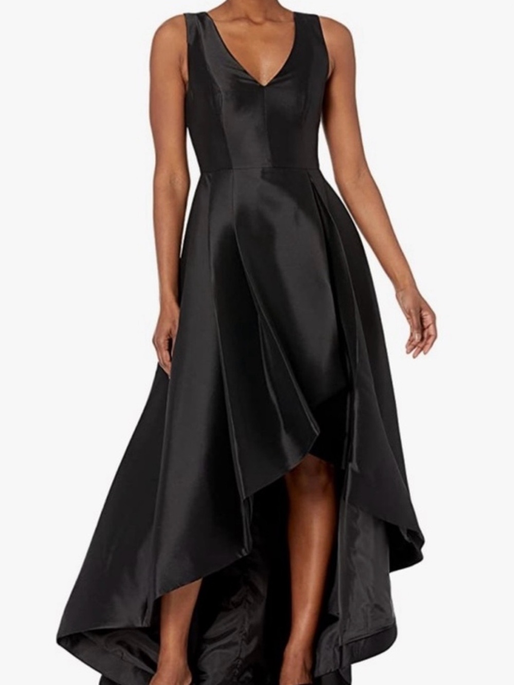 Calvin Klein Black High-Low Formal Gown – Size 10